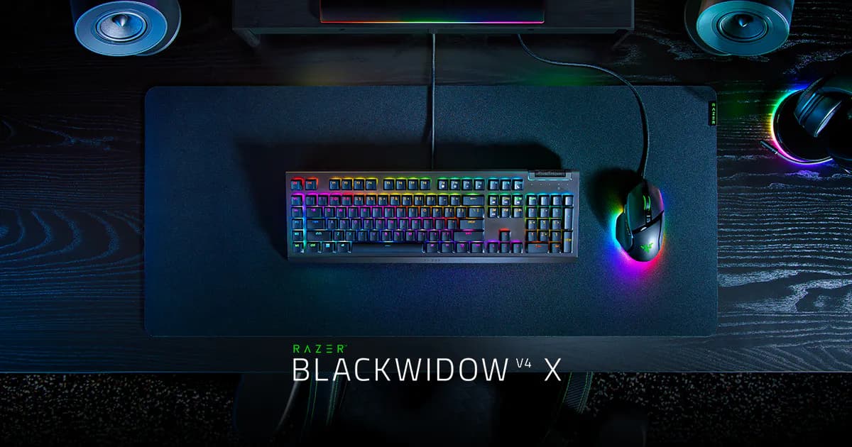 Teclado Razer BlackWidow V4 X (switch Green)