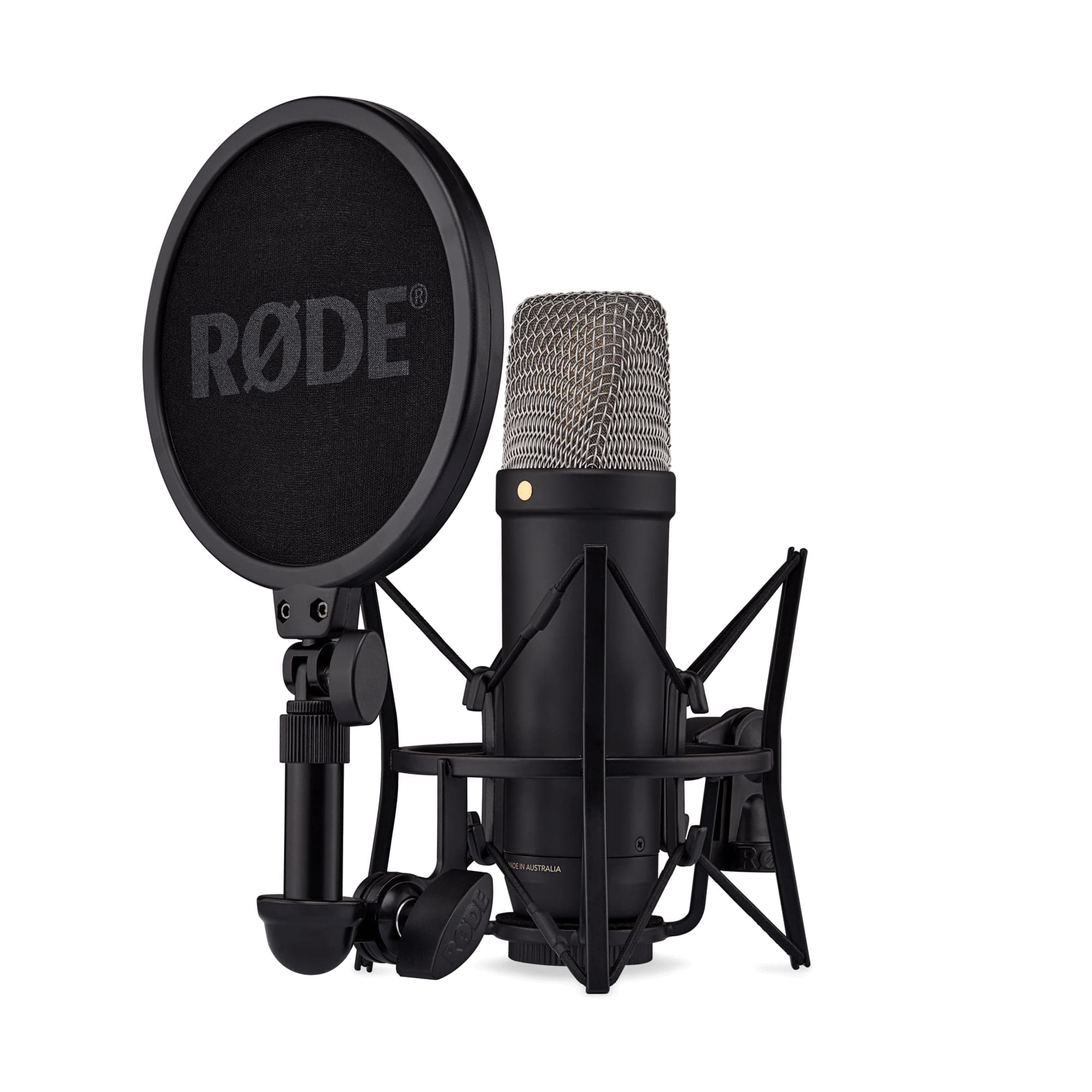 Micrófono de condensador RØDE NT1 5th Generation negro con salida XLR y USB-C - Imagen 1